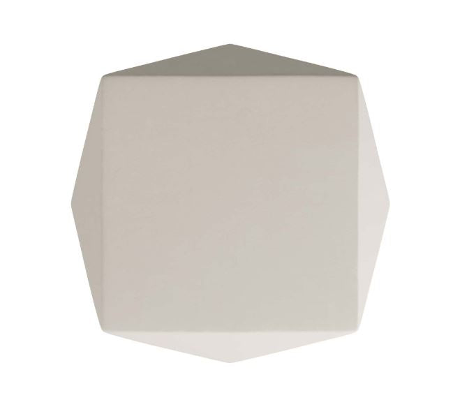 Matte Ivory Concrete Stool