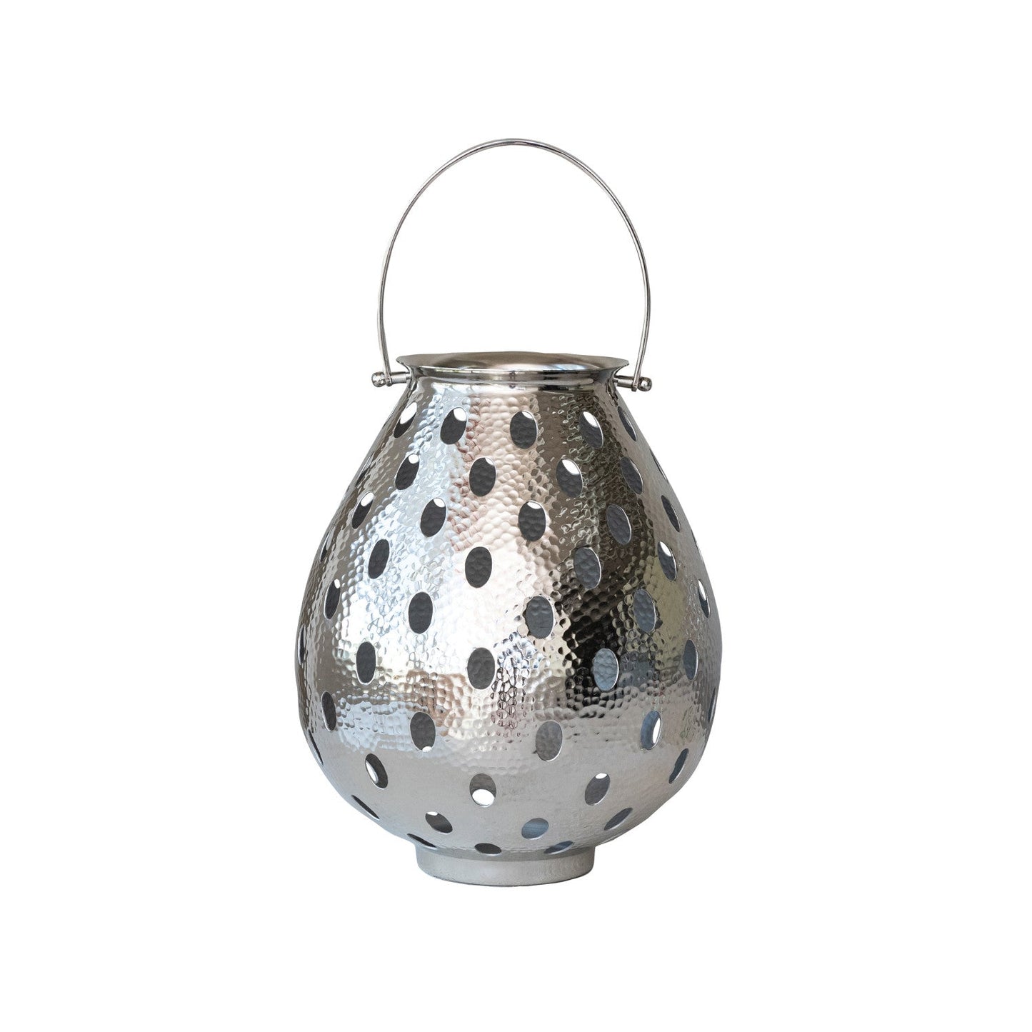 Hammered Metal Lantern