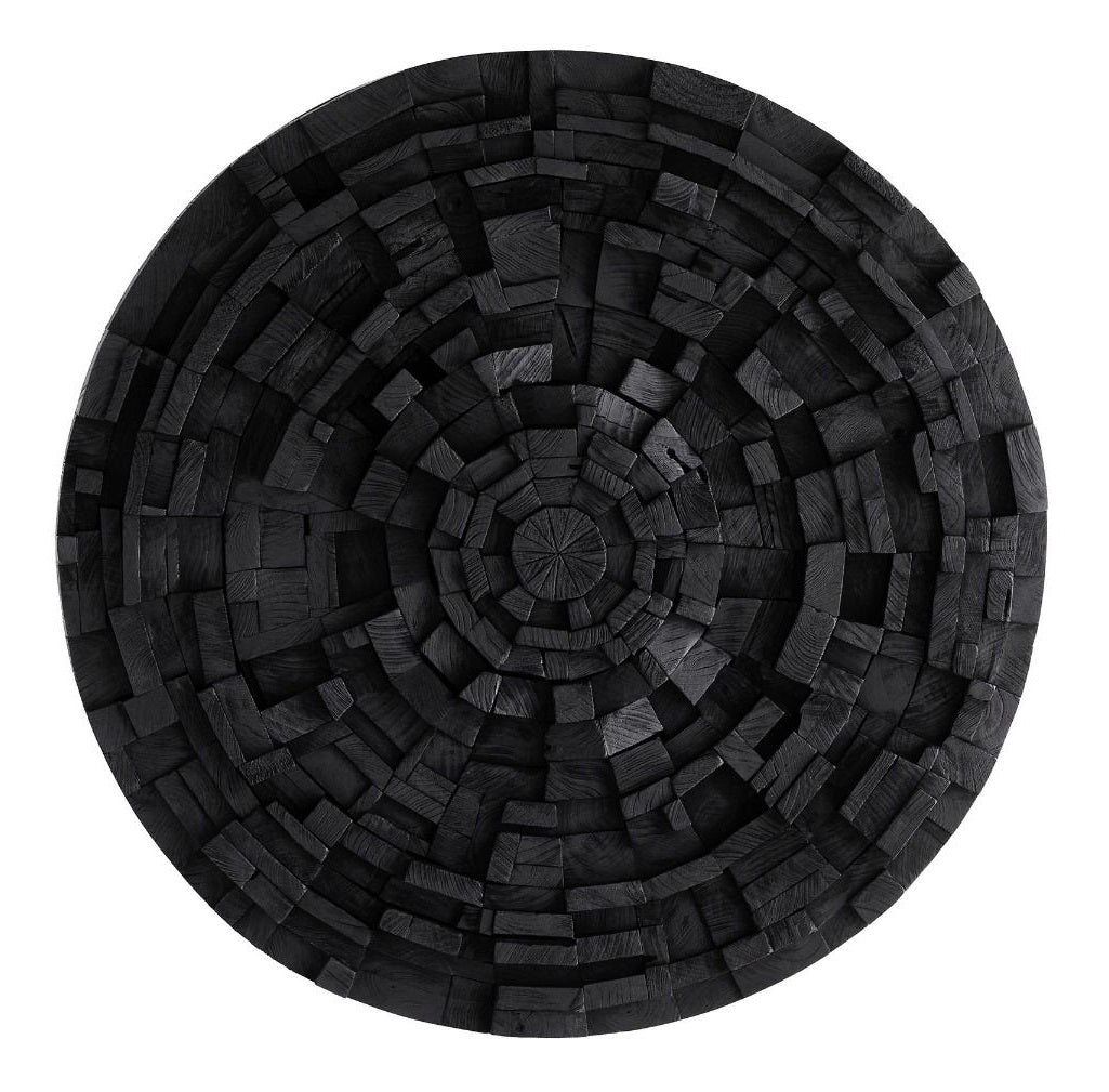 Carved Round Wall Plaque