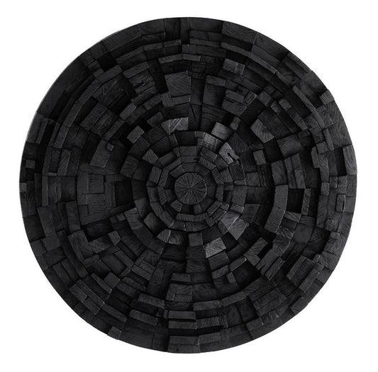 Carved Round Wall Plaque