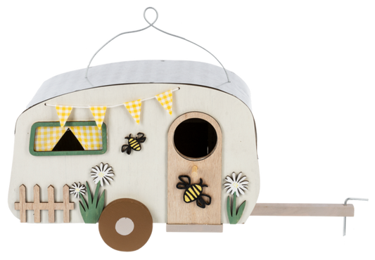 Bee & Flower Camper Birdhouse by Ganz CG180400
