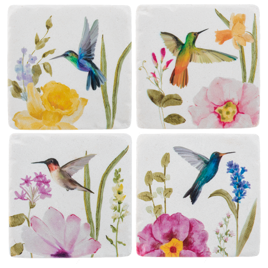 Hummingbird Coaster (4pc set) by Ganz CG187321