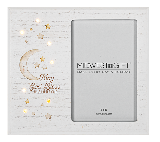 LED Light Up Baby 4x6 Picture Frame by Ganz ME194737