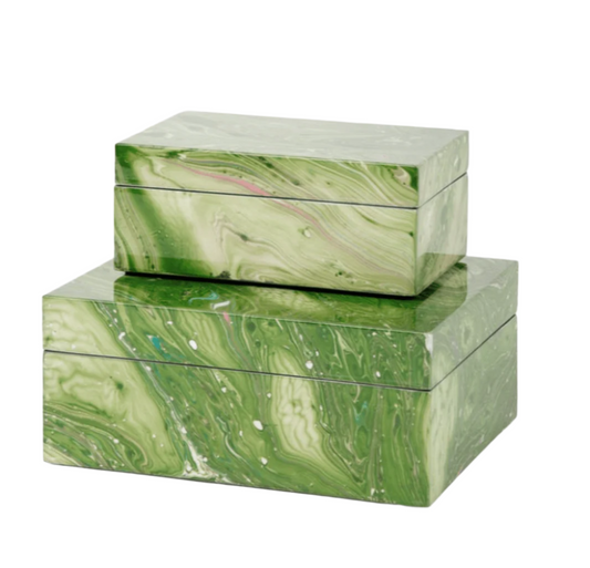 Nola Green Decorative Boxes
